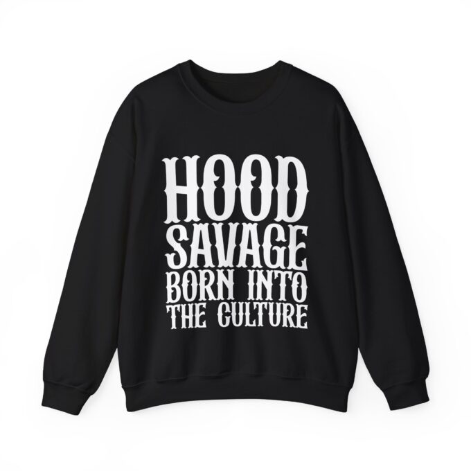 Born White, Crewneck Sweatshirt Black