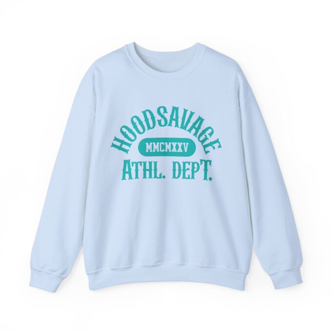 Collegiate Tiffany Blue, Crewneck Sweatshirt Light Blue