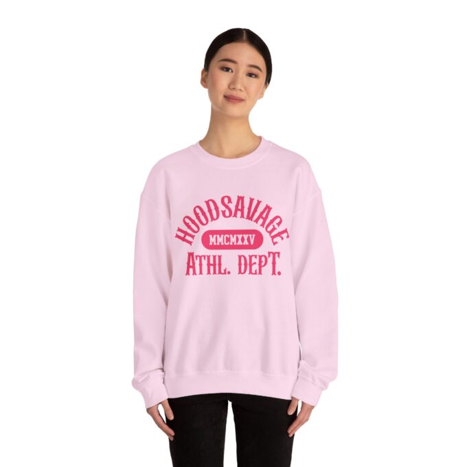 Collegiate Gelato, Crewneck Sweatshirt Baby Pink - Image 3