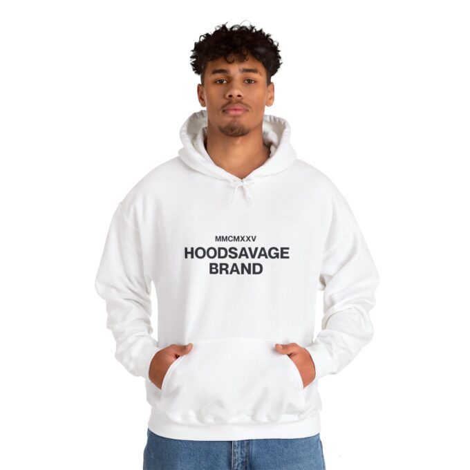 Simple, Pullover Hoodie White - Image 2