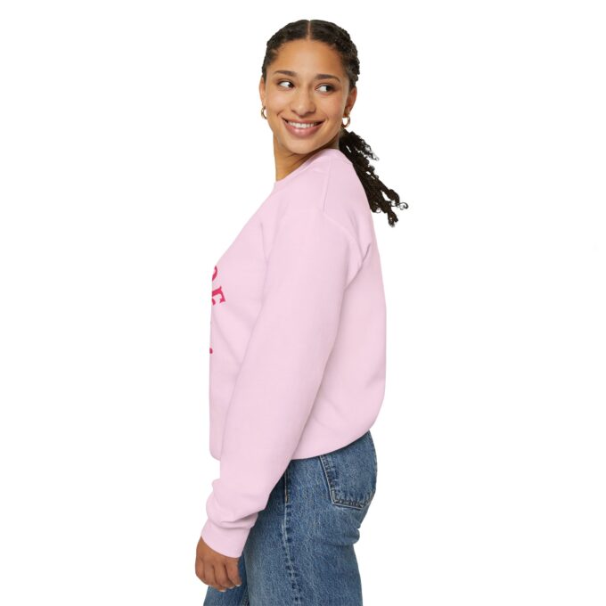 Collegiate Gelato, Crewneck Sweatshirt Baby Pink - Image 4