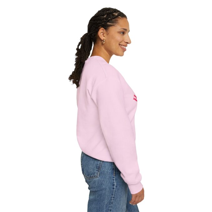 Collegiate Gelato, Crewneck Sweatshirt Baby Pink - Image 5