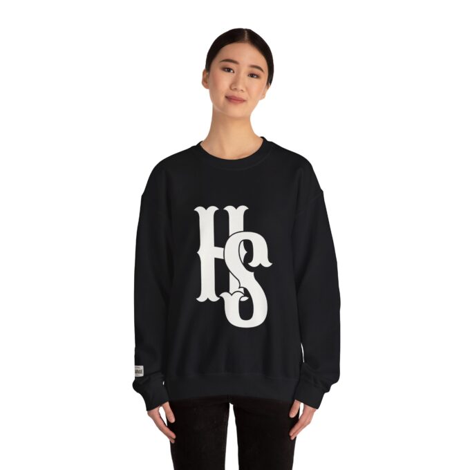 Baseball, Crewneck Sweatshirt Black - Image 5