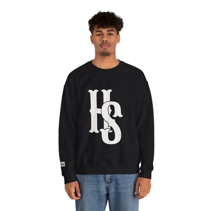 Baseball, Crewneck Sweatshirt Black - Image 2