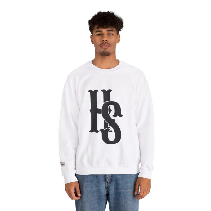 Baseball, Crewneck Sweatshirt White - Image 2