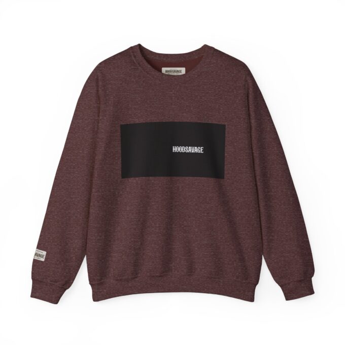 Box, Crewneck Sweatshirt Heather Maroon