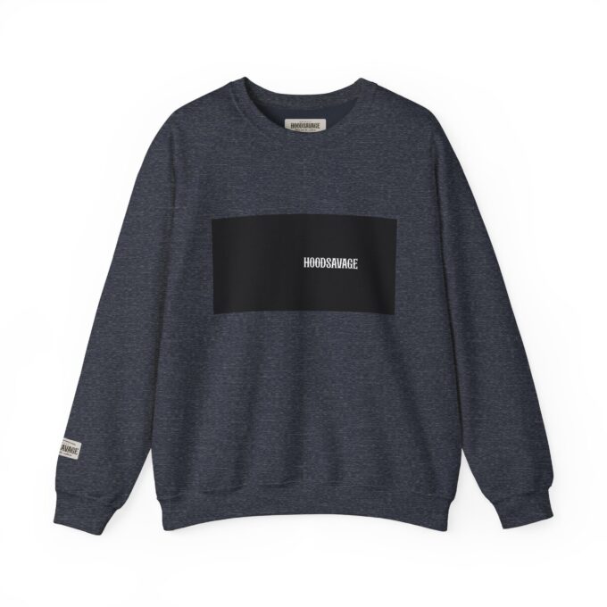 Box, Crewneck Sweatshirt Heather Navy