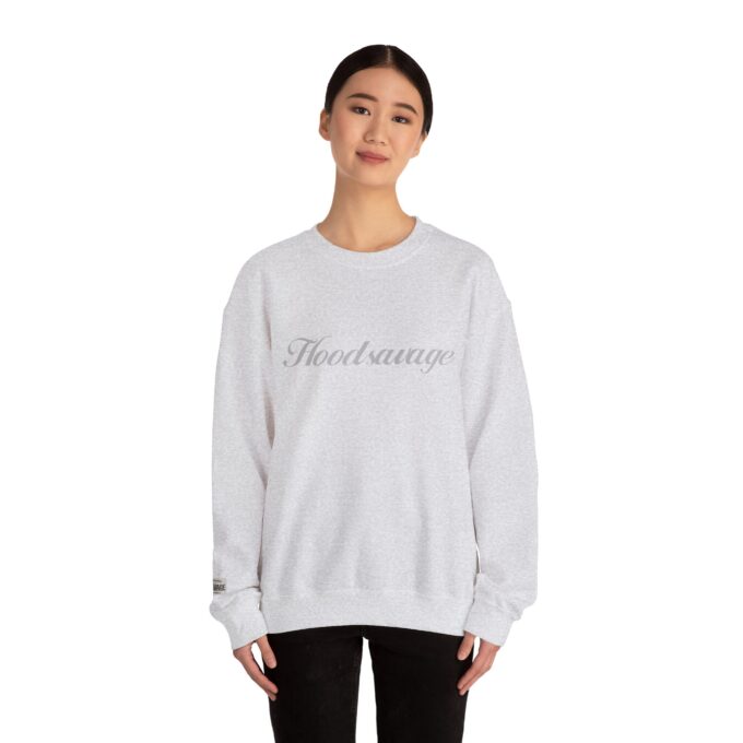 Cursive, Crewneck Sweatshirt Ash - Image 5