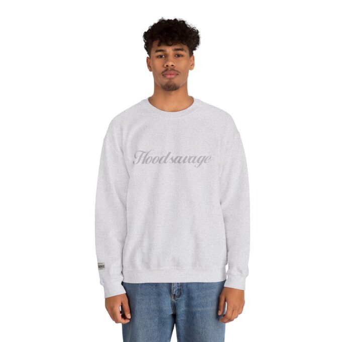 Cursive, Crewneck Sweatshirt Ash - Image 2