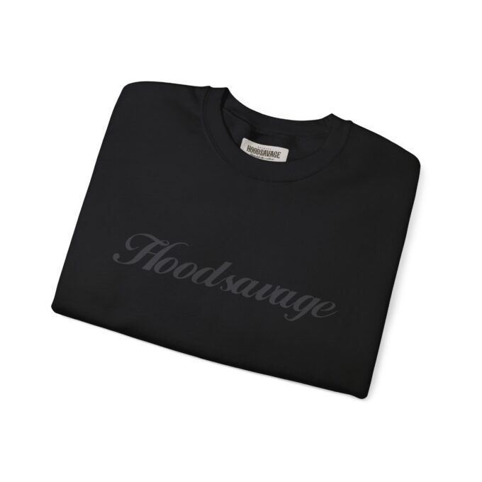 Cursive, Crewneck Sweatshirt Black - Image 6