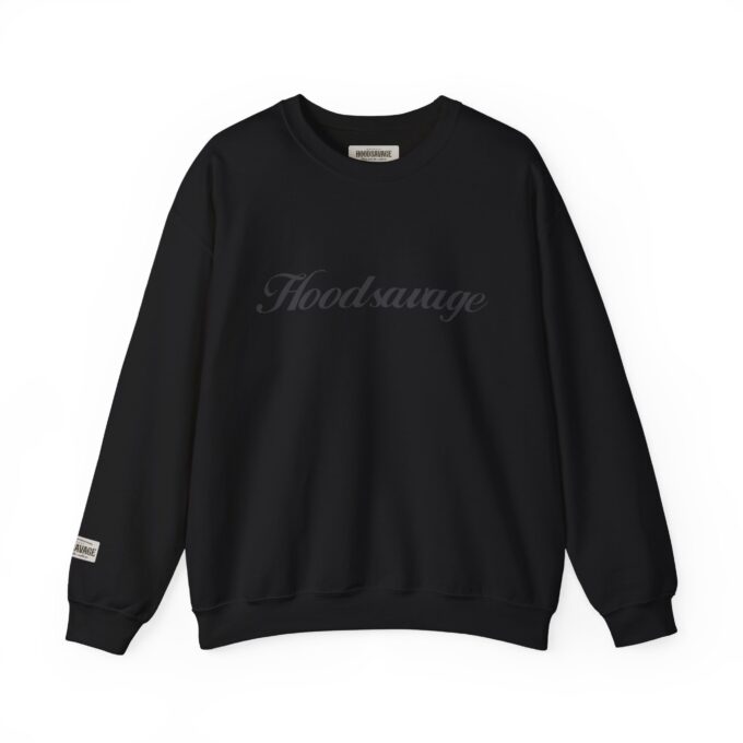 Cursive, Crewneck Sweatshirt Black