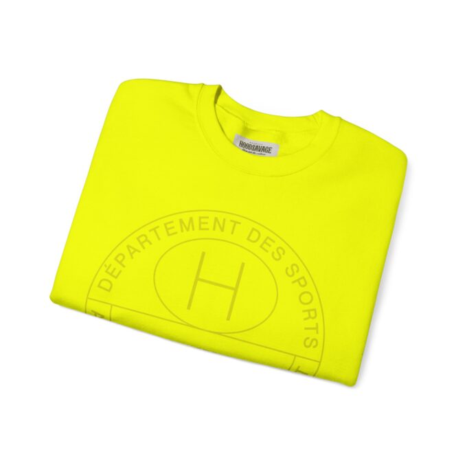 French Sport Patch, Crewneck Sweatshirt Neon - Image 6