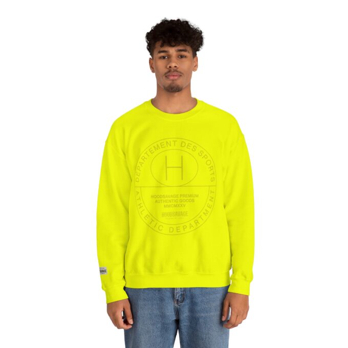 French Sport Patch, Crewneck Sweatshirt Neon - Image 2