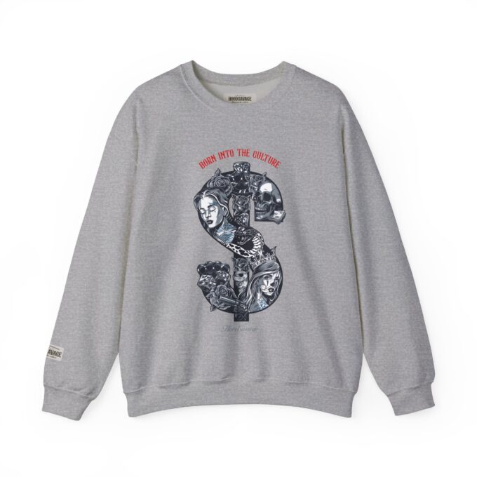 $, Crewneck Sweatshirt Athletic Grey