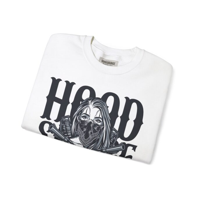 HOODSAVAGE Holly, Crewneck Sweatshirt White - Image 4