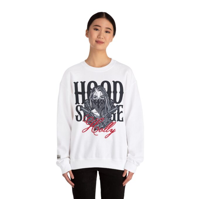 HOODSAVAGE Holly, Crewneck Sweatshirt White - Image 3