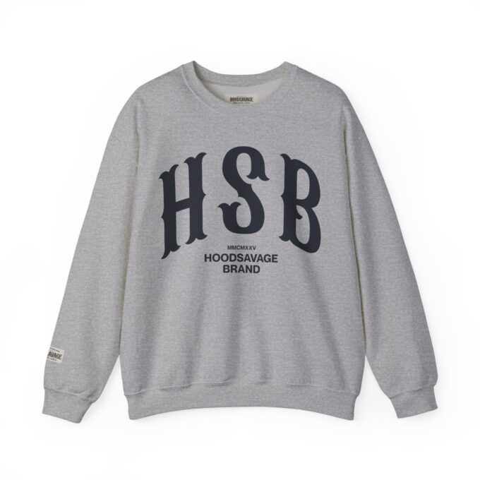 HSB, Crewneck Sweatshirt Athletic Grey