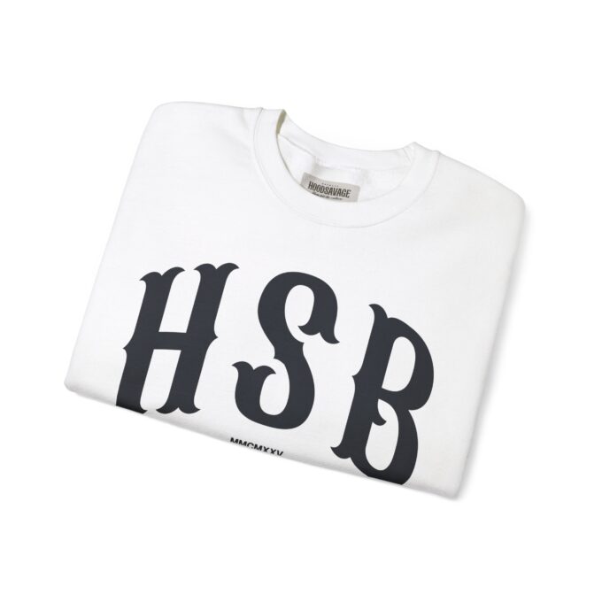 HSB, Crewneck Sweatshirt White - Image 6