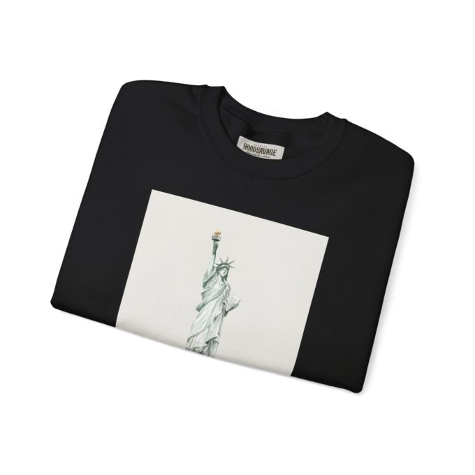 Liberty, Crewneck Sweatshirt Black - Image 6