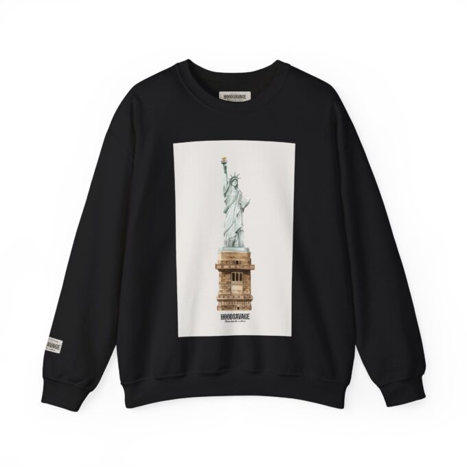 Liberty, Crewneck Sweatshirt Black