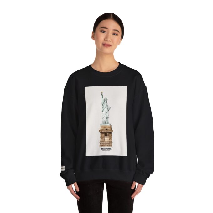 Liberty, Crewneck Sweatshirt Black - Image 5