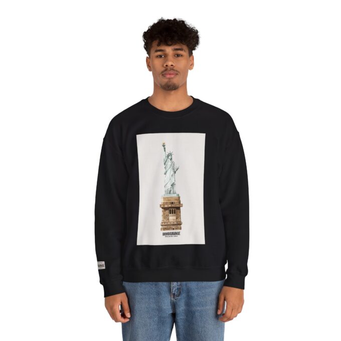 Liberty, Crewneck Sweatshirt Black - Image 2