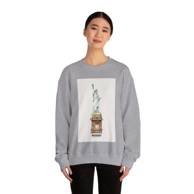 Liberty, Crewneck Sweatshirt Athletic Grey - Image 5