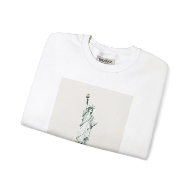 Liberty, Crewneck Sweatshirt Athletic White - Image 6