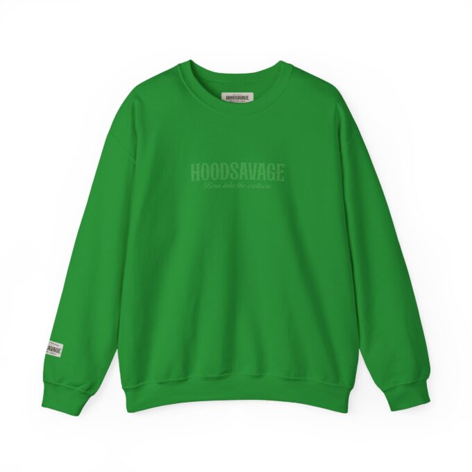 Logo, Crewneck Sweatshirt Green