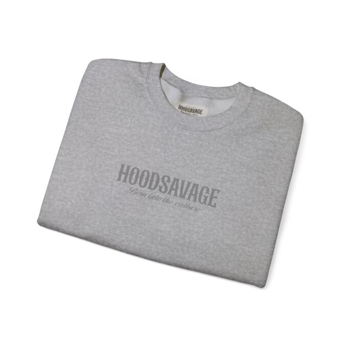 Logo, Crewneck Sweatshirt Athletic Grey - Image 6