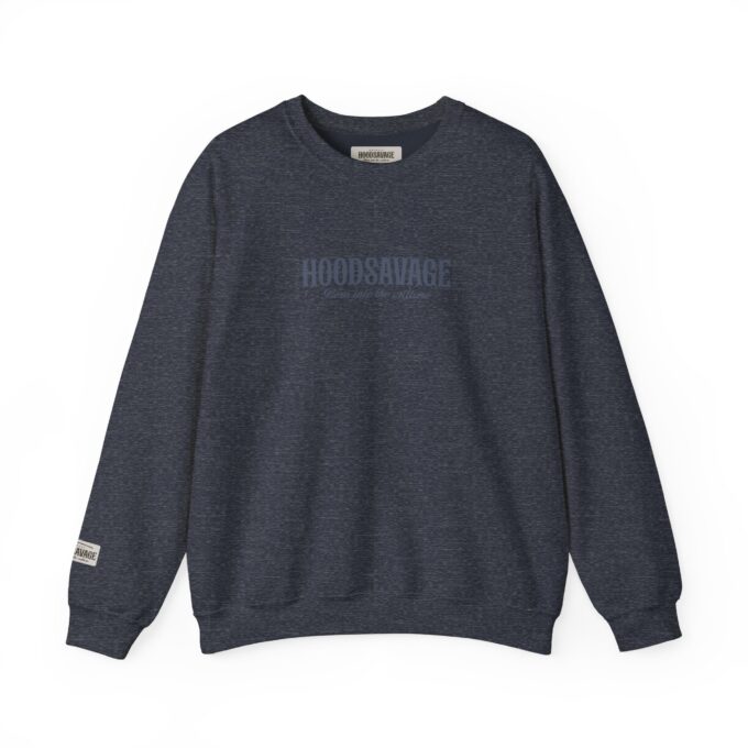 Logo, Crewneck Sweatshirt Navy