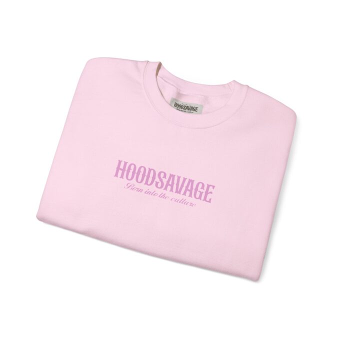 Logo, Crewneck Sweatshirt Pink - Image 6