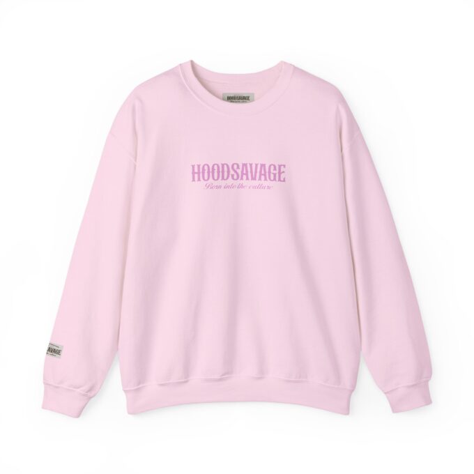 Logo, Crewneck Sweatshirt Pink