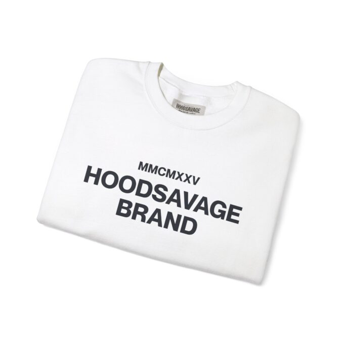 Simple, Crewneck Sweatshirt White - Image 5