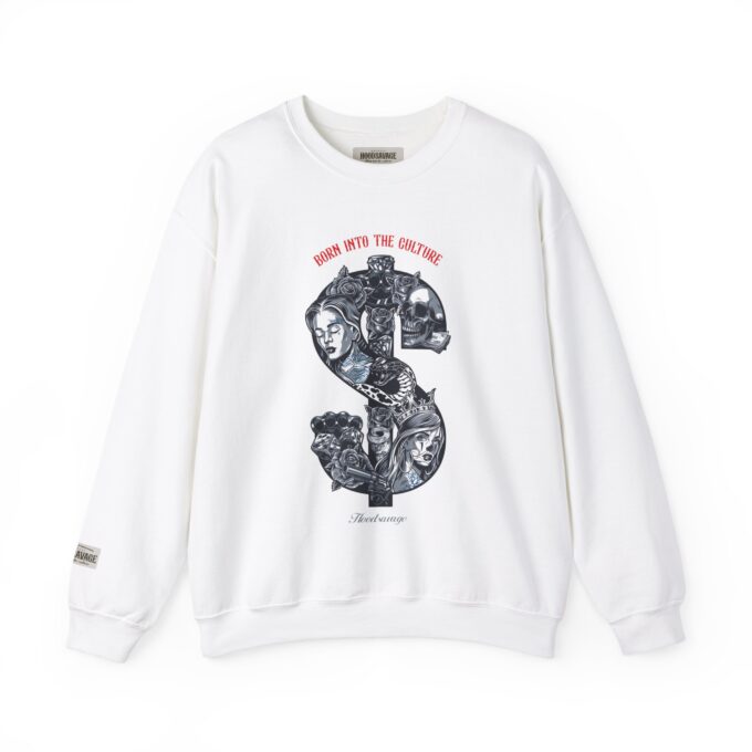 $, Crewneck Sweatshirt White