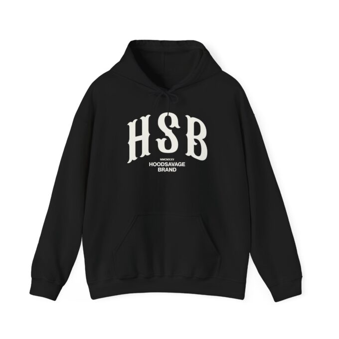 HSB, Pullover Hoodie Black