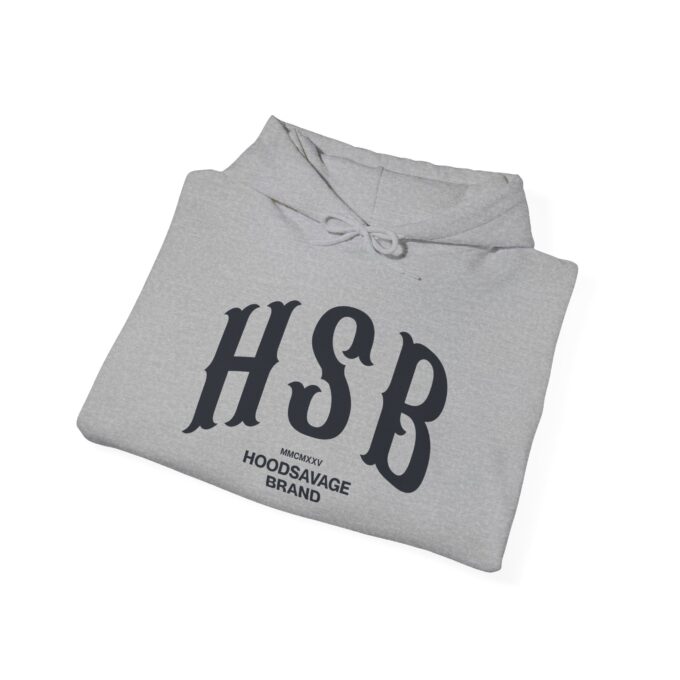 HSB, Pullover Hoodie Athletic Grey - Image 3