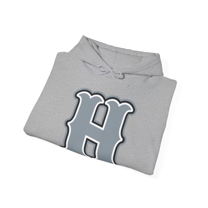 H Logo, Pullover Hoodie Athletic Grey - Image 3