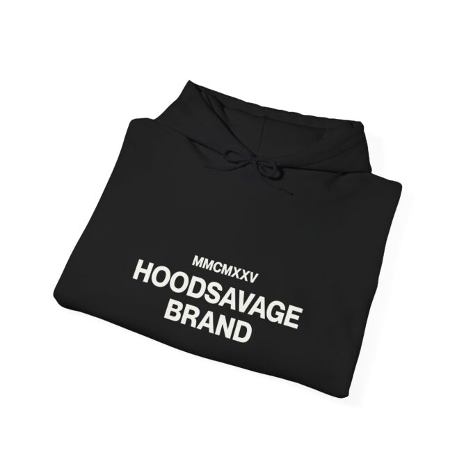 Simple, Pullover Hoodie Black - Image 5