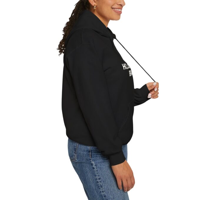 Simple, Pullover Hoodie Black - Image 3