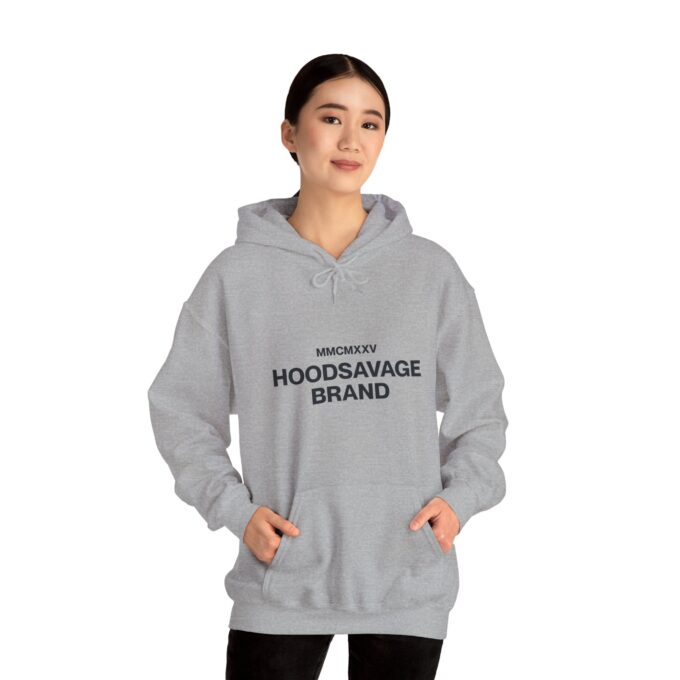 Simple, Pullover Hoodie Athletic Grey - Image 4