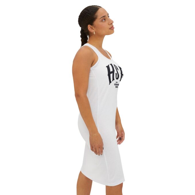 HSB, Racerback Dress White - Image 3
