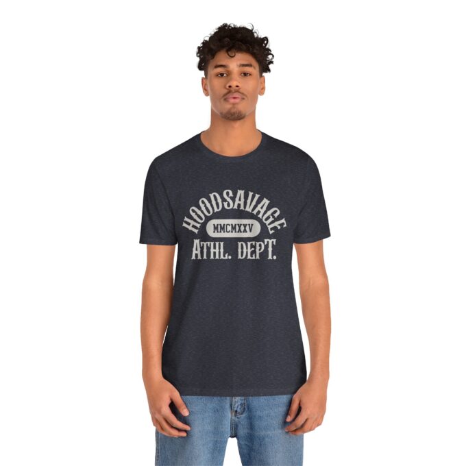 Collegiate Off-white, Crewneck T-Shirt Heather Navy - Image 2