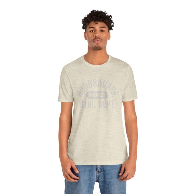 Collegiate Off-white, Crewneck T-Shirt Heather Prism Natural - Image 2