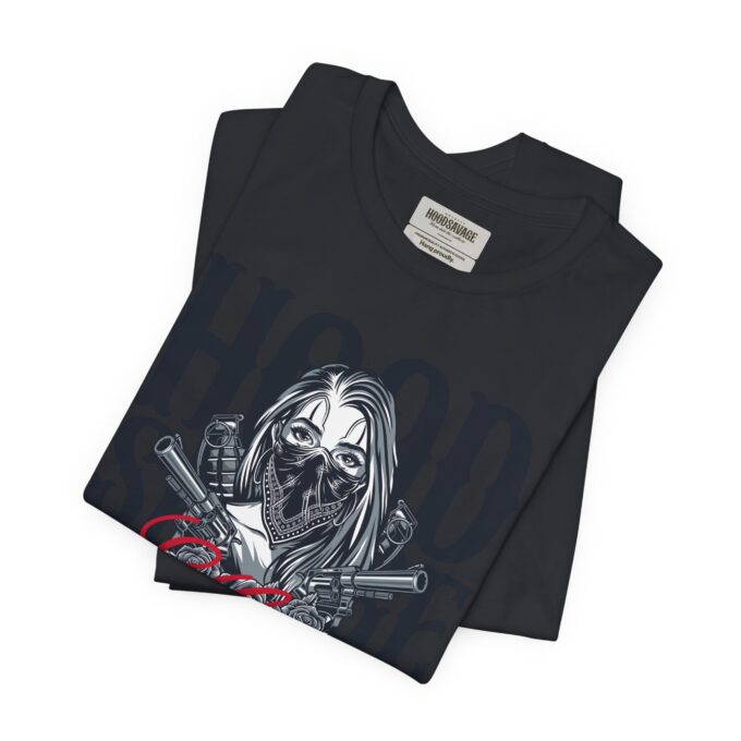 HOODSAVAGE Holly, Crewneck T-Shirt Black - Image 6