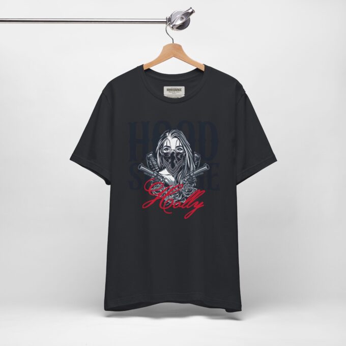 HOODSAVAGE Holly, Crewneck T-Shirt Black - Image 4