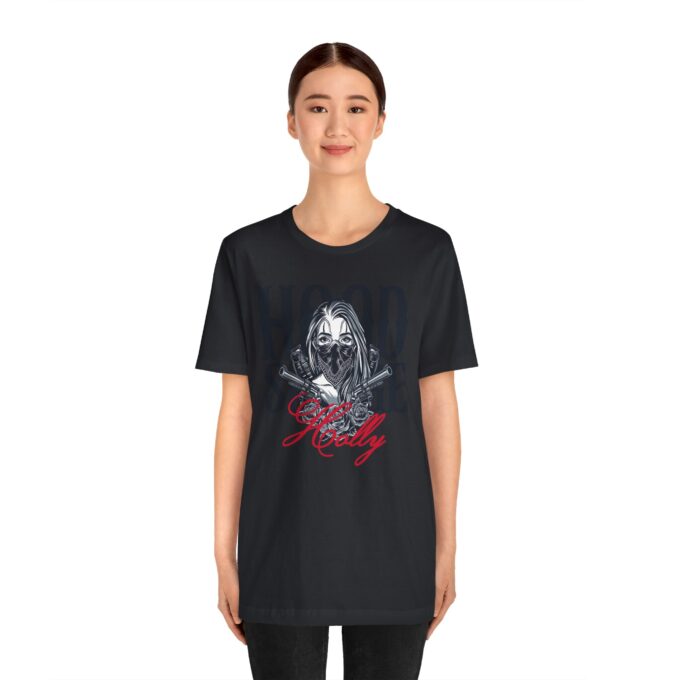 HOODSAVAGE Holly, Crewneck T-Shirt Black - Image 3