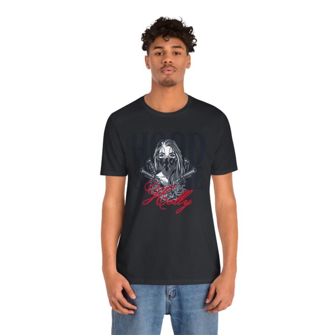 HOODSAVAGE Holly, Crewneck T-Shirt Black - Image 2