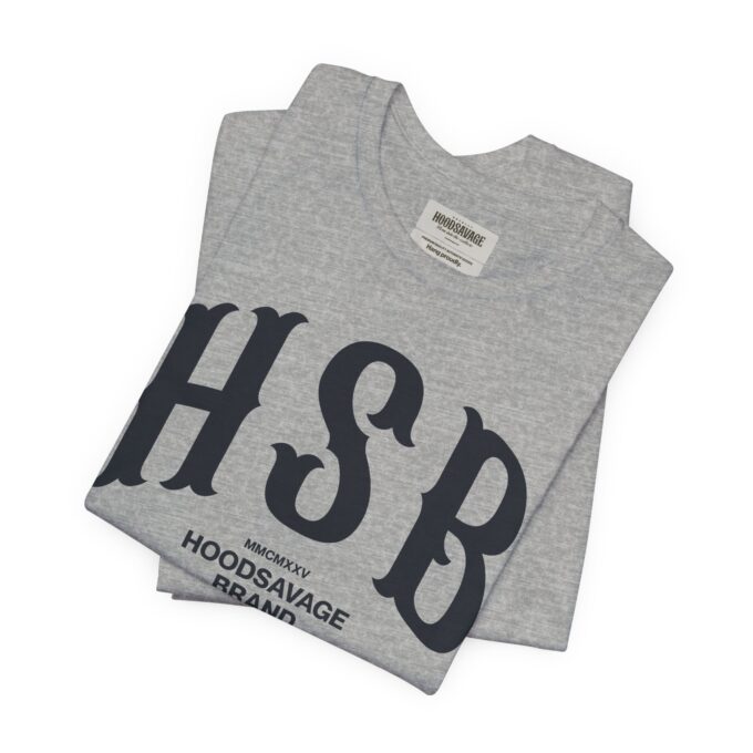 HSB, Crewneck T-Shirt Athletic Grey - Image 6