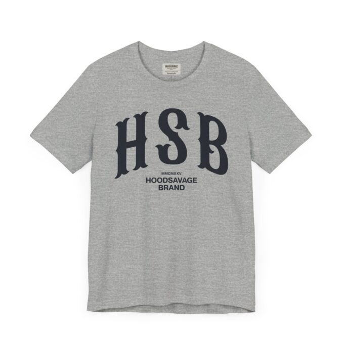 HSB, Crewneck T-Shirt Athletic Grey